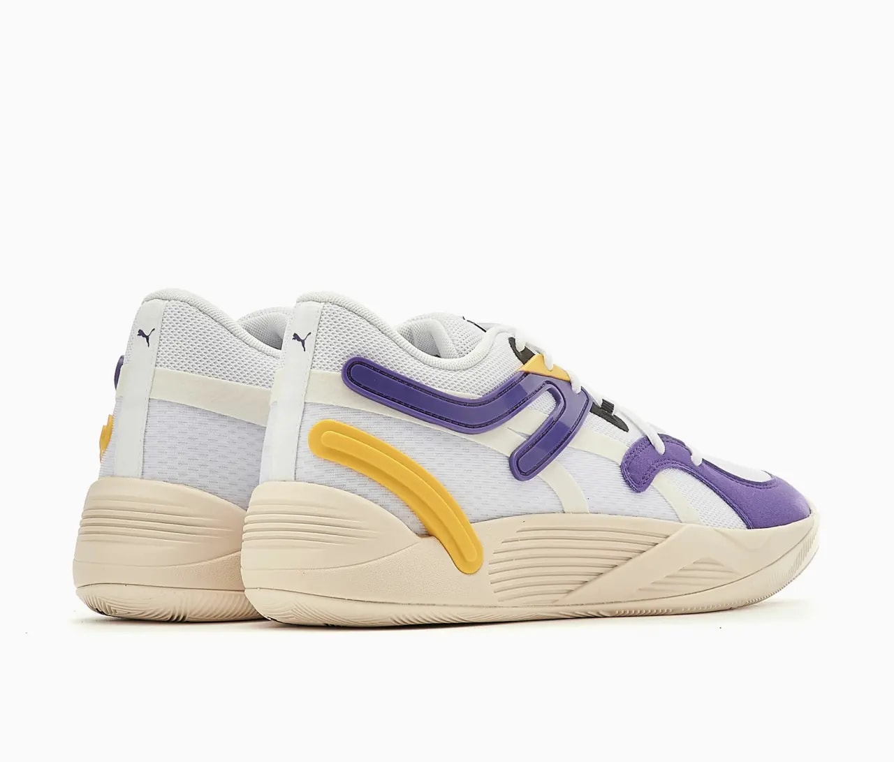 Giày Puma TRC Blaze Court 'White Spectra Yellow' 376582-07 — ảnh 3