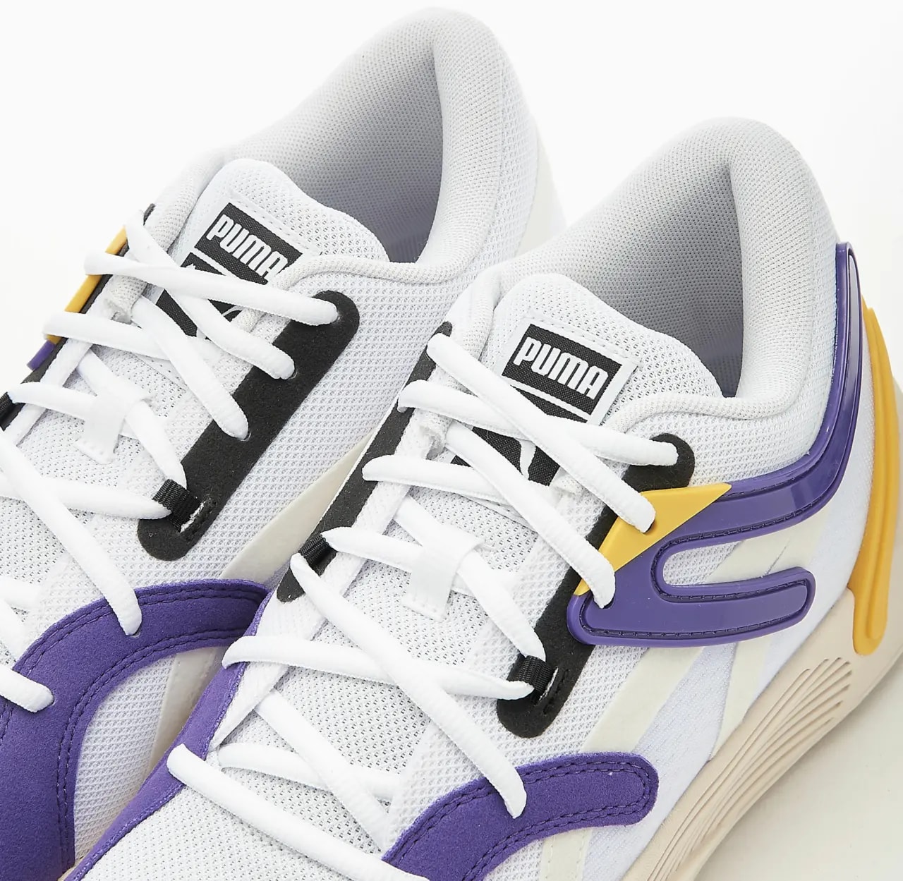 Giày Puma TRC Blaze Court 'White Spectra Yellow' 376582-07 — ảnh 5