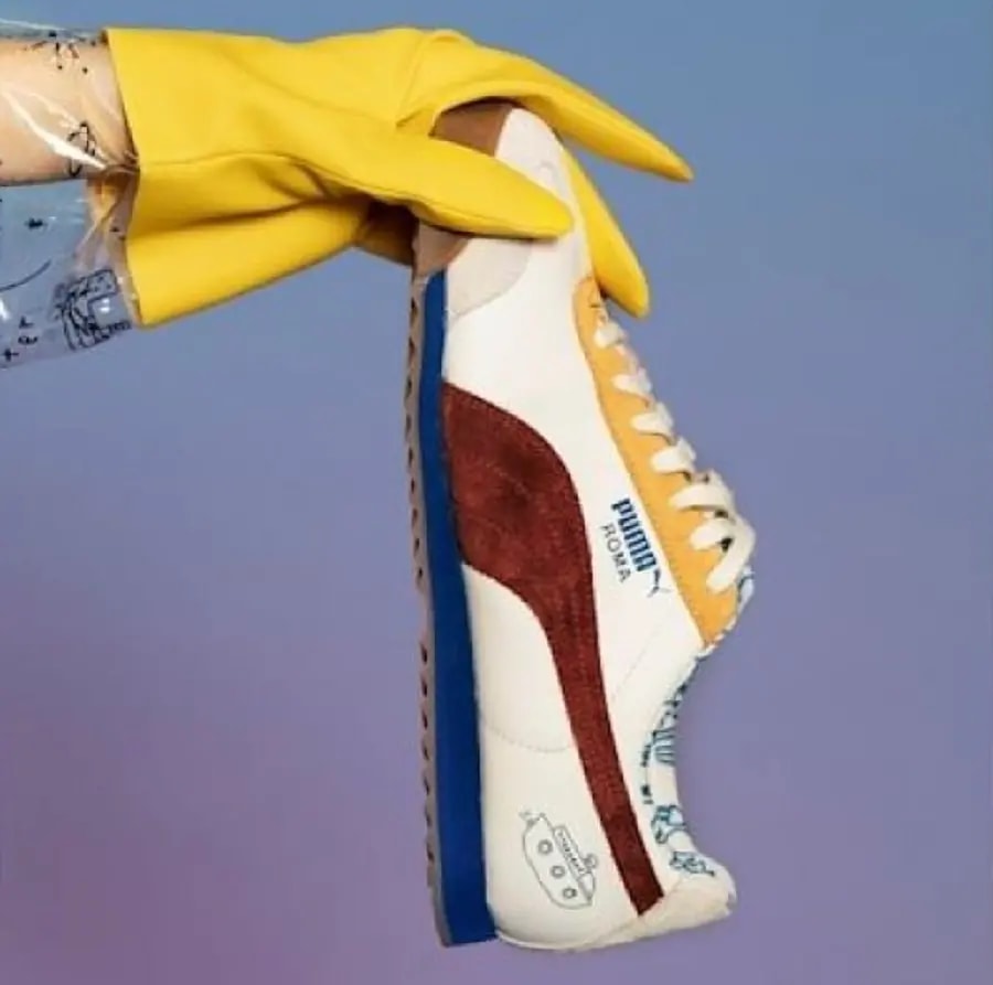 Giày Puma Tyakasha Roma 'White Crimson Yellow' 370126-01 — ảnh 3