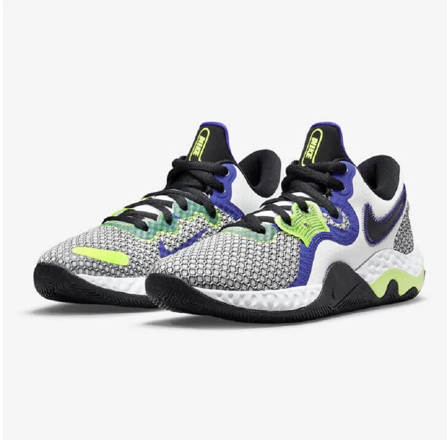 Giày Nike Renew Elevate 2 'White Volt Indigo' CW3406-101 — ảnh 4