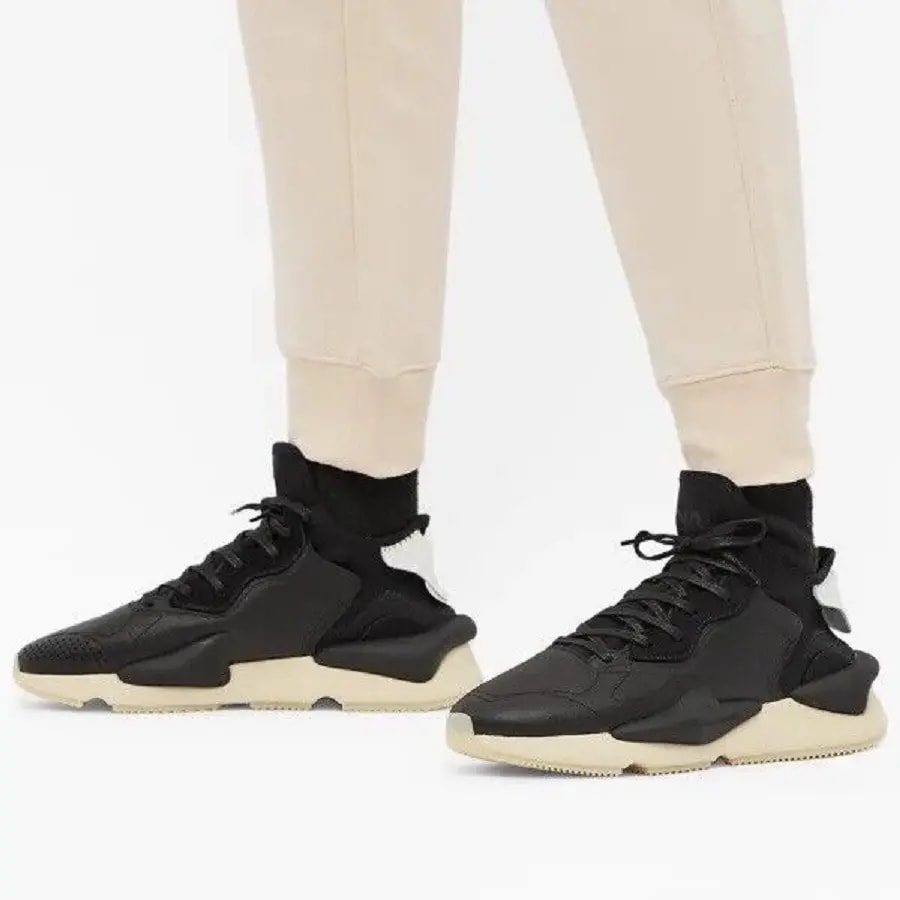Giày Adidas Y-3 Kaiwa 'Black White' GX1053 — ảnh 2
