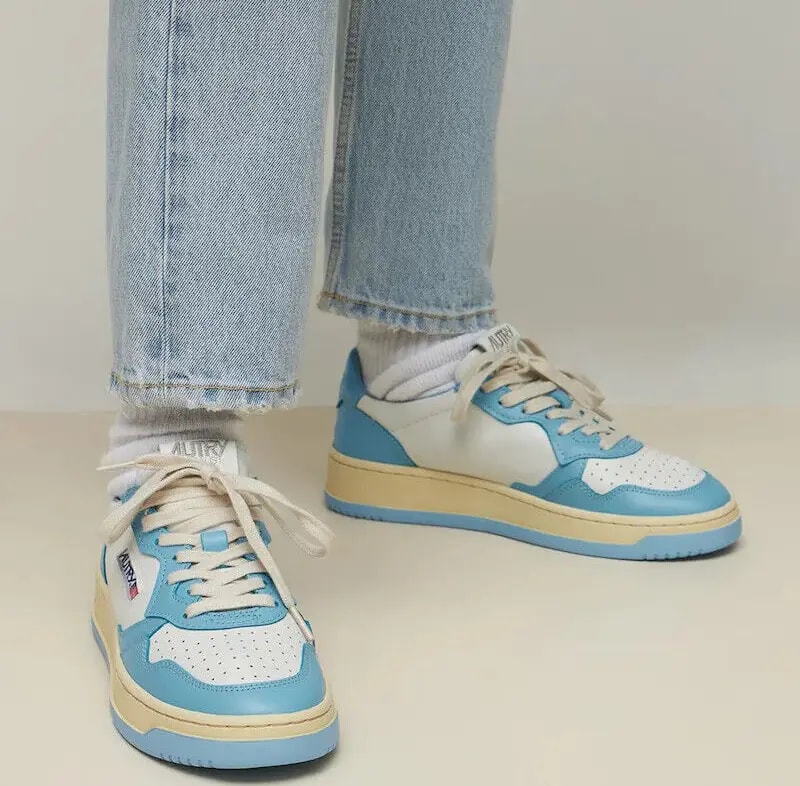 Giày Autry Medalist Low 'Light Blue White' AULM-WB08 — ảnh 2