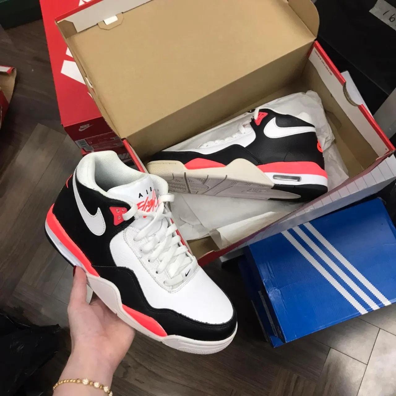 Giày Nike Flight Legacy 'Black Flash Crimson' BQ4212-005 — ảnh 4