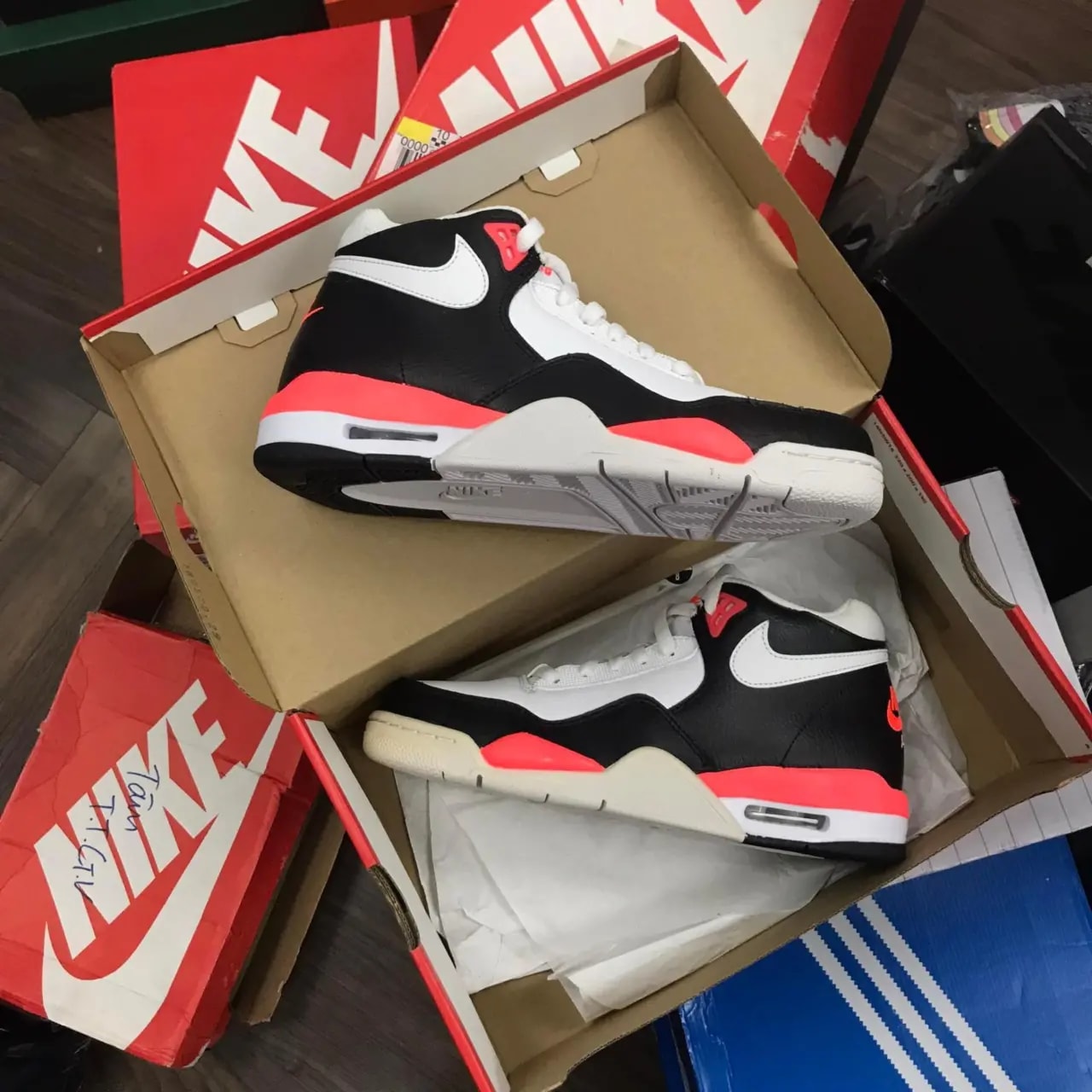 Giày Nike Flight Legacy 'Black Flash Crimson' BQ4212-005 — ảnh 3