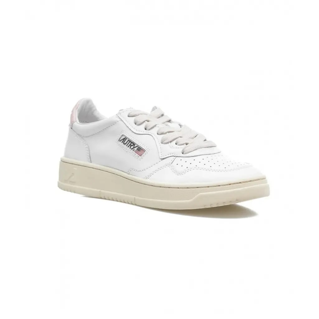Giày Autry Medalist Low Leather 'White Pink' AULW-LL16 — ảnh 5