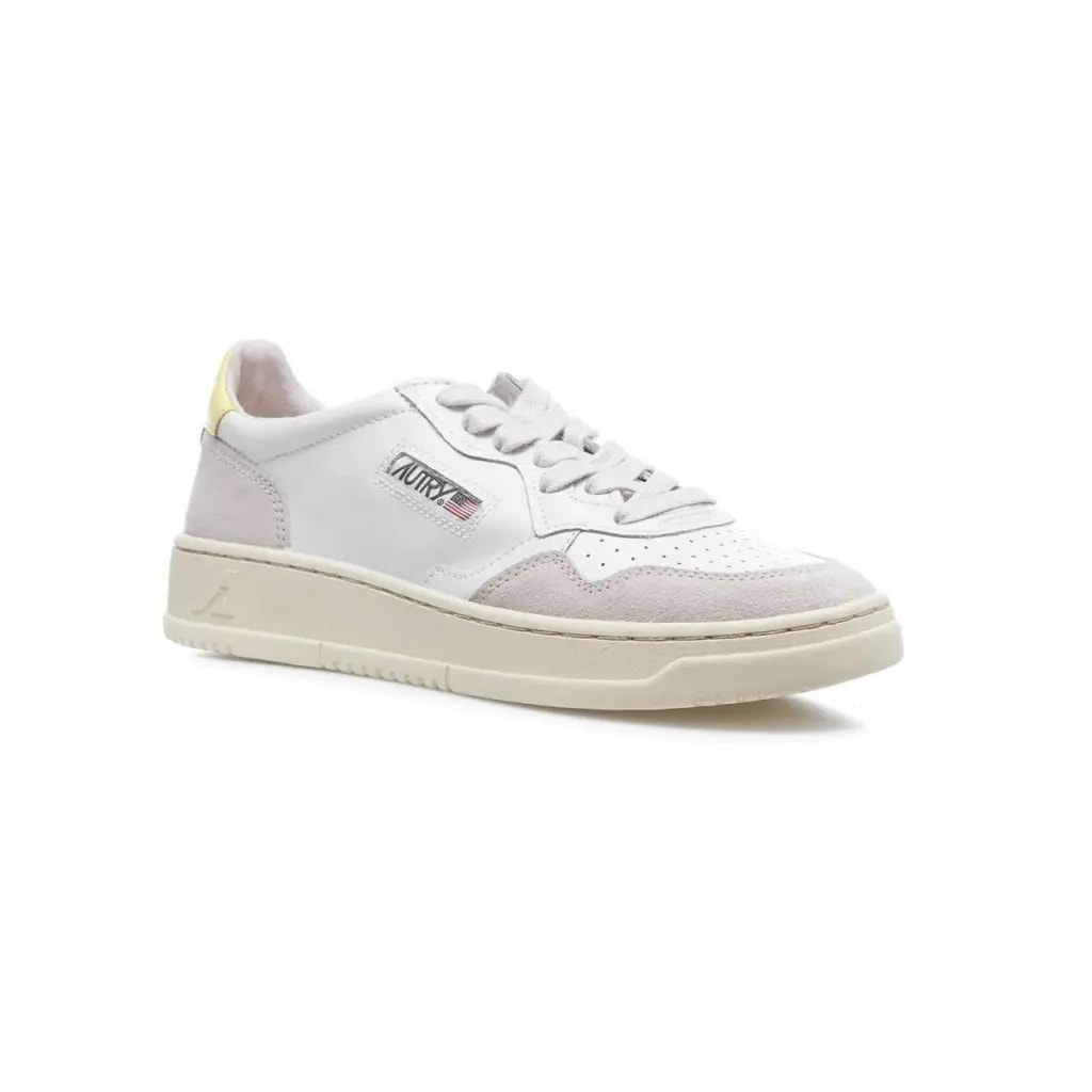 Giày Autry Medalist Low 'White Yellow' AULW-LS46 — ảnh 2