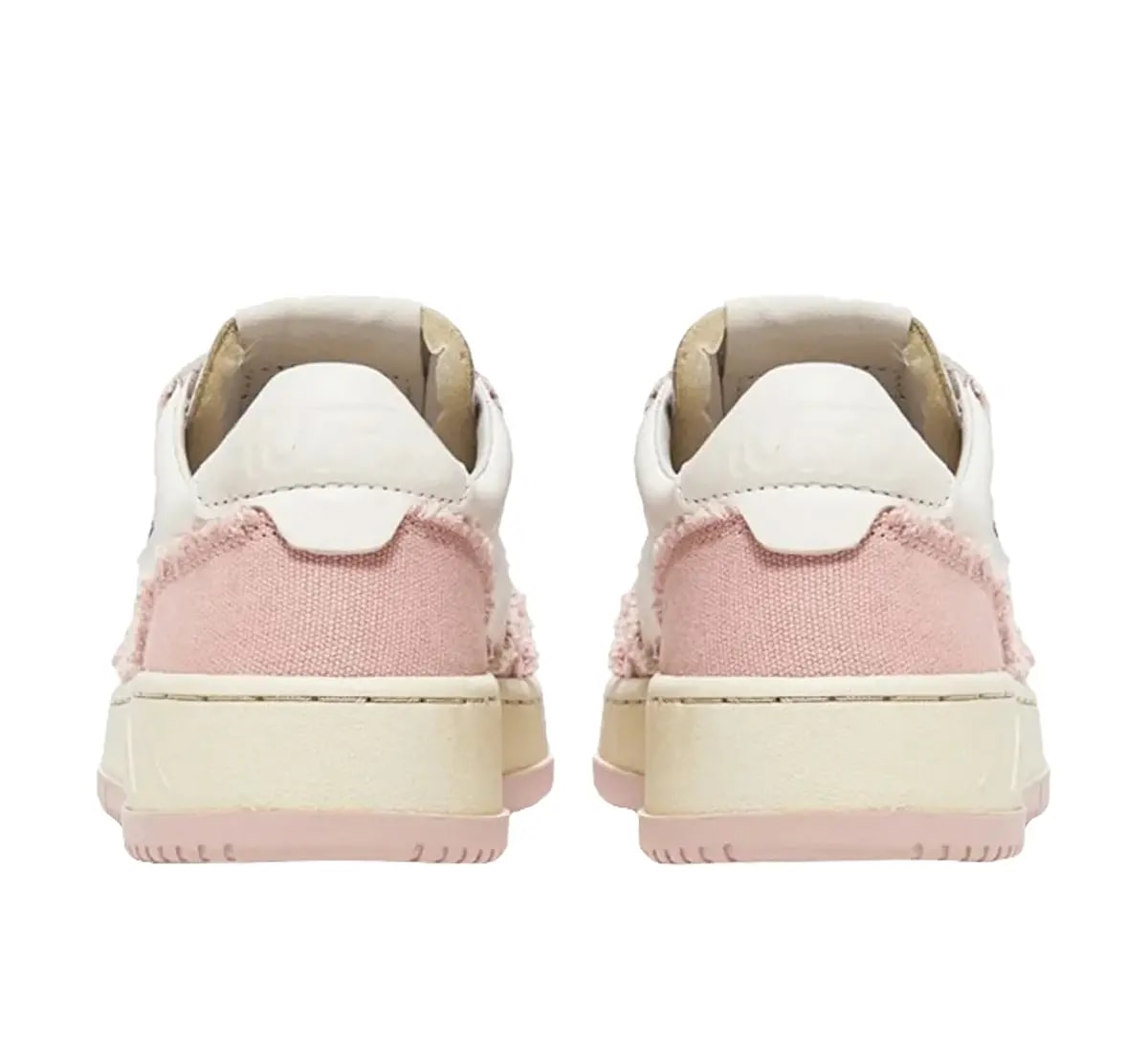 Giày Autry Medalist Low Leather Canvas 'Pink White' AULW-CB05 — ảnh 4