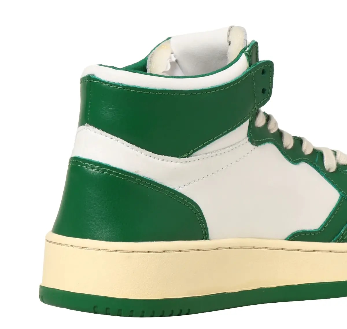 Giày Autry Medalist Mid Leather 'Green White' AUMM-WB03 — ảnh 3