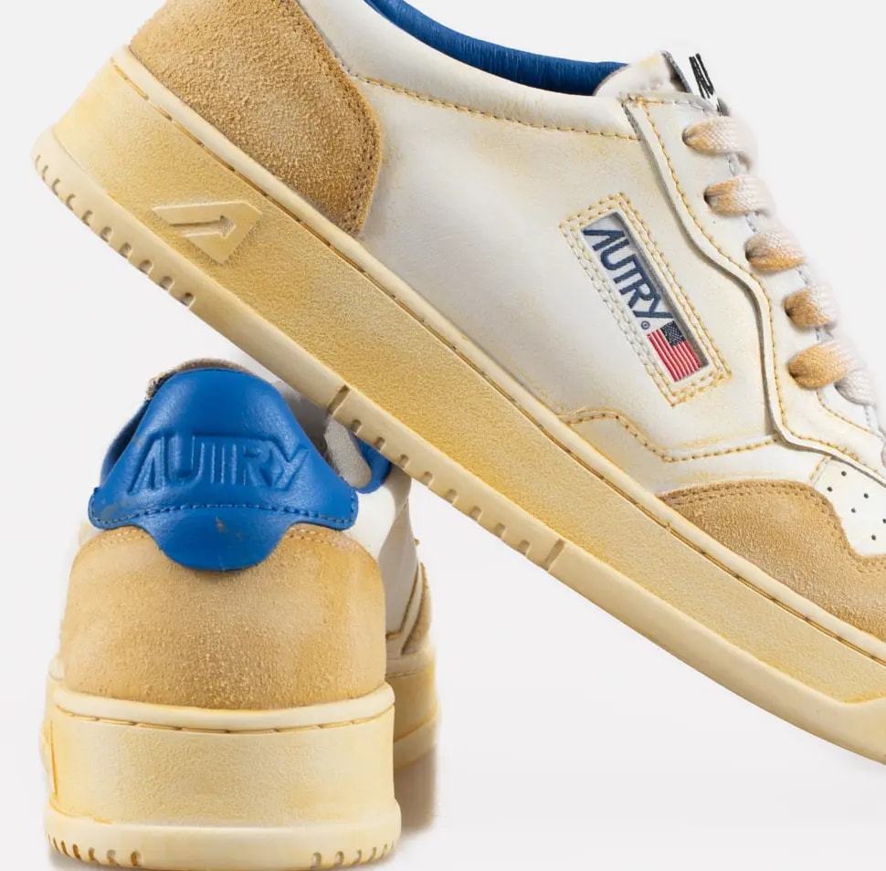 Giày Autry Super Vintage Medalist Low 'Blue White' AVLM-YL03 — ảnh 3