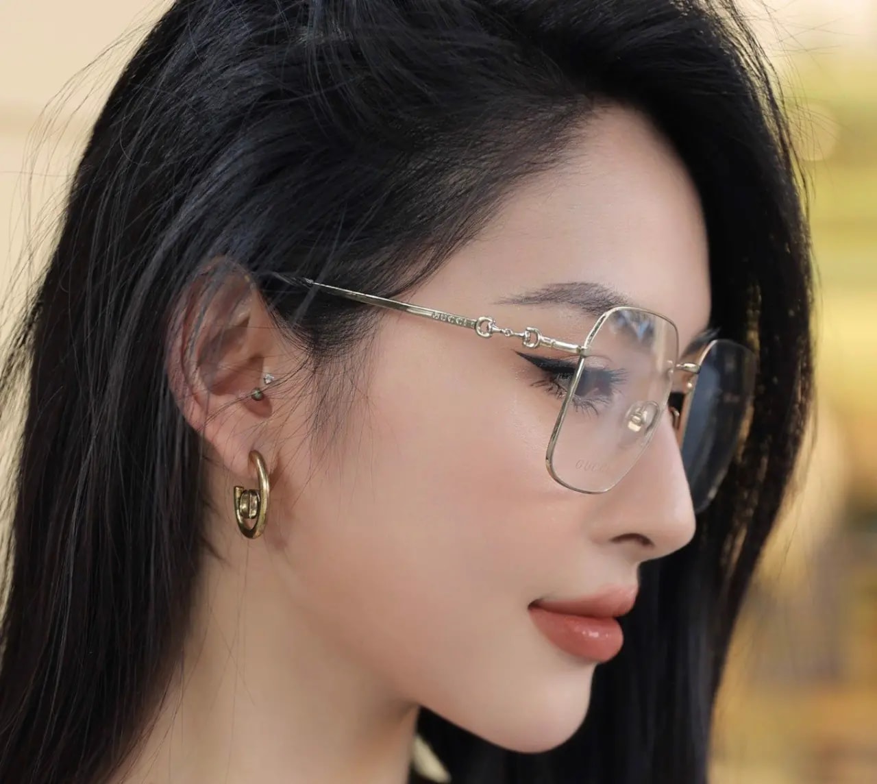 Kính Gucci Eyeglasses 'Gold' GG0883OA-003 — ảnh 3