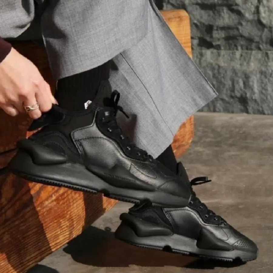 Giày Adidas Y-3 Kaiwa 'Triple Black' IE7255 — ảnh 2