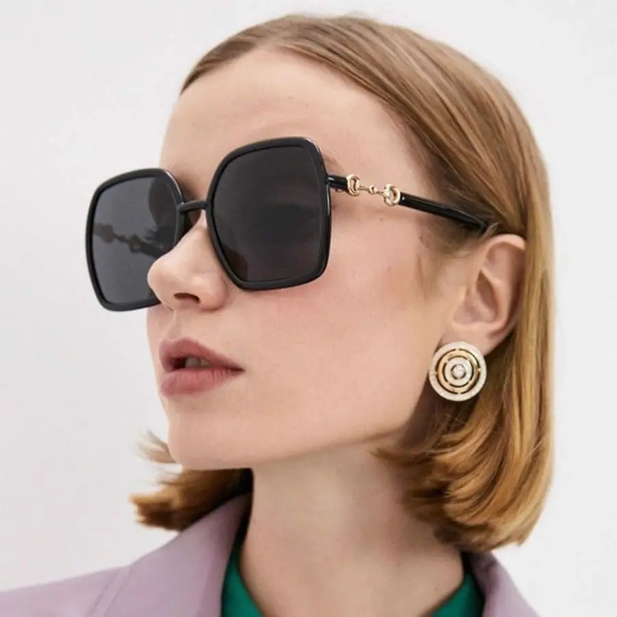 Kính Gucci Oversized Sunglasses 'Black' GG0890SA-001 — ảnh 5
