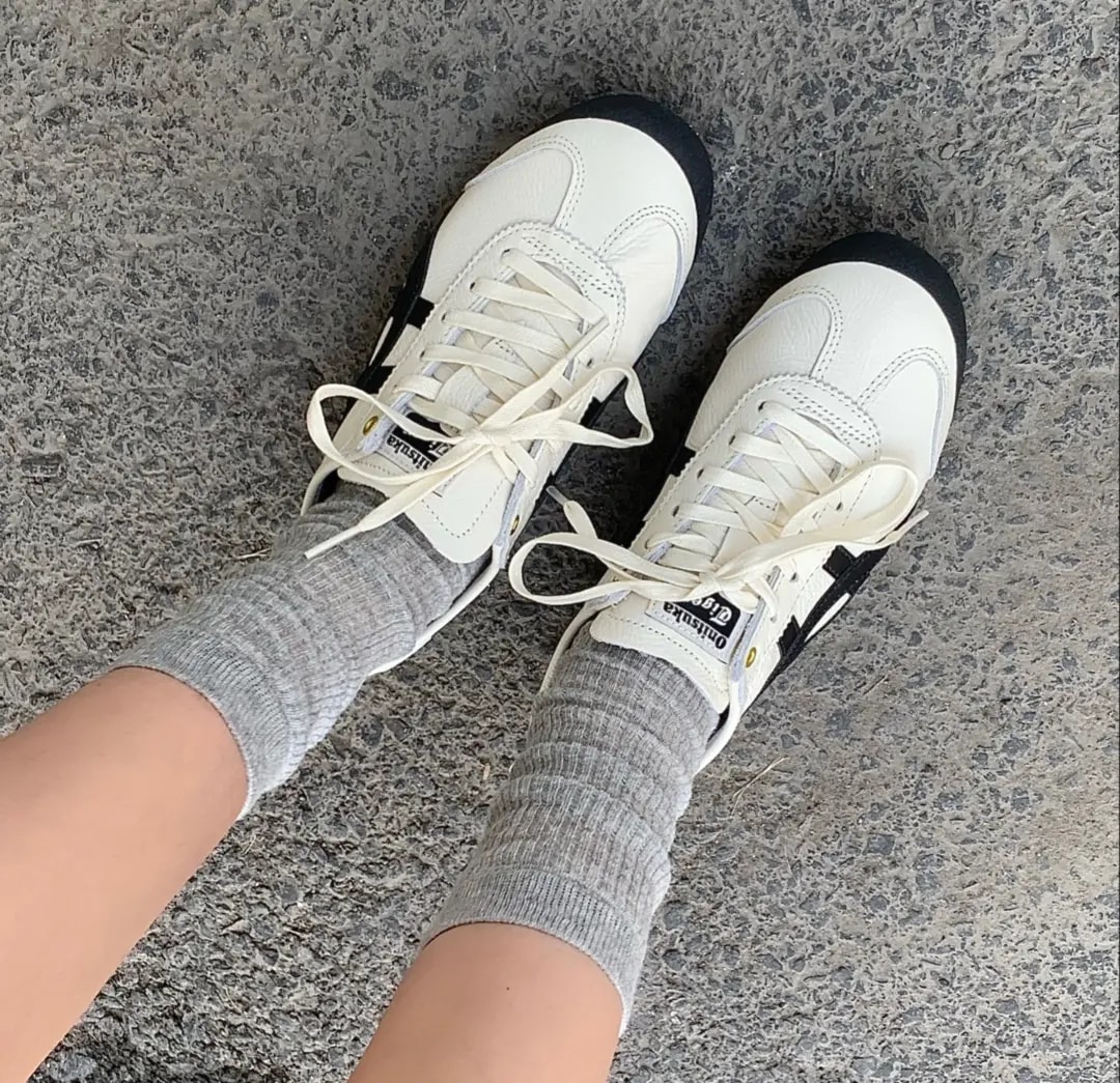 Giày Onitsuka Tiger Mexico 66 'Cream Black' 1183B493-100 — ảnh 2