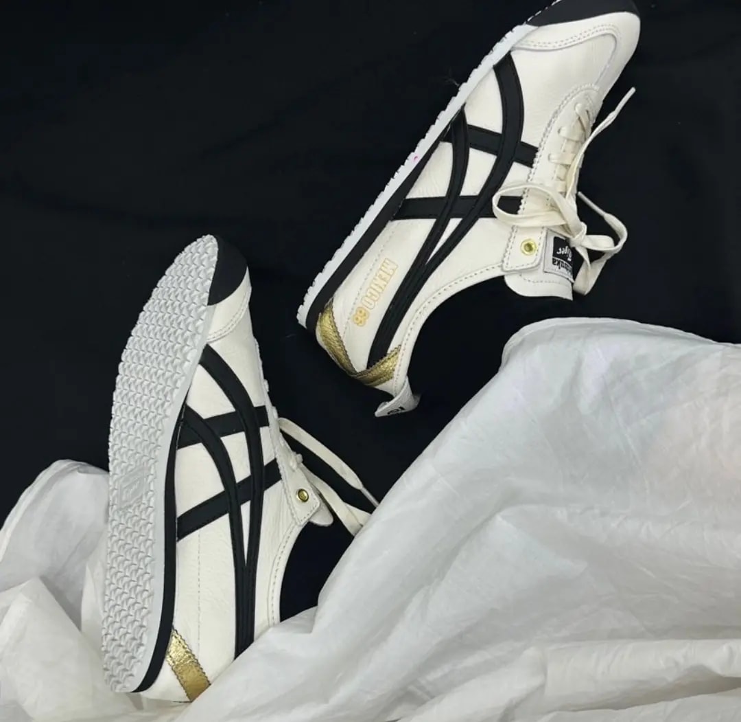 Giày Onitsuka Tiger Mexico 66 'Cream Black' 1183B493-100 — ảnh 3