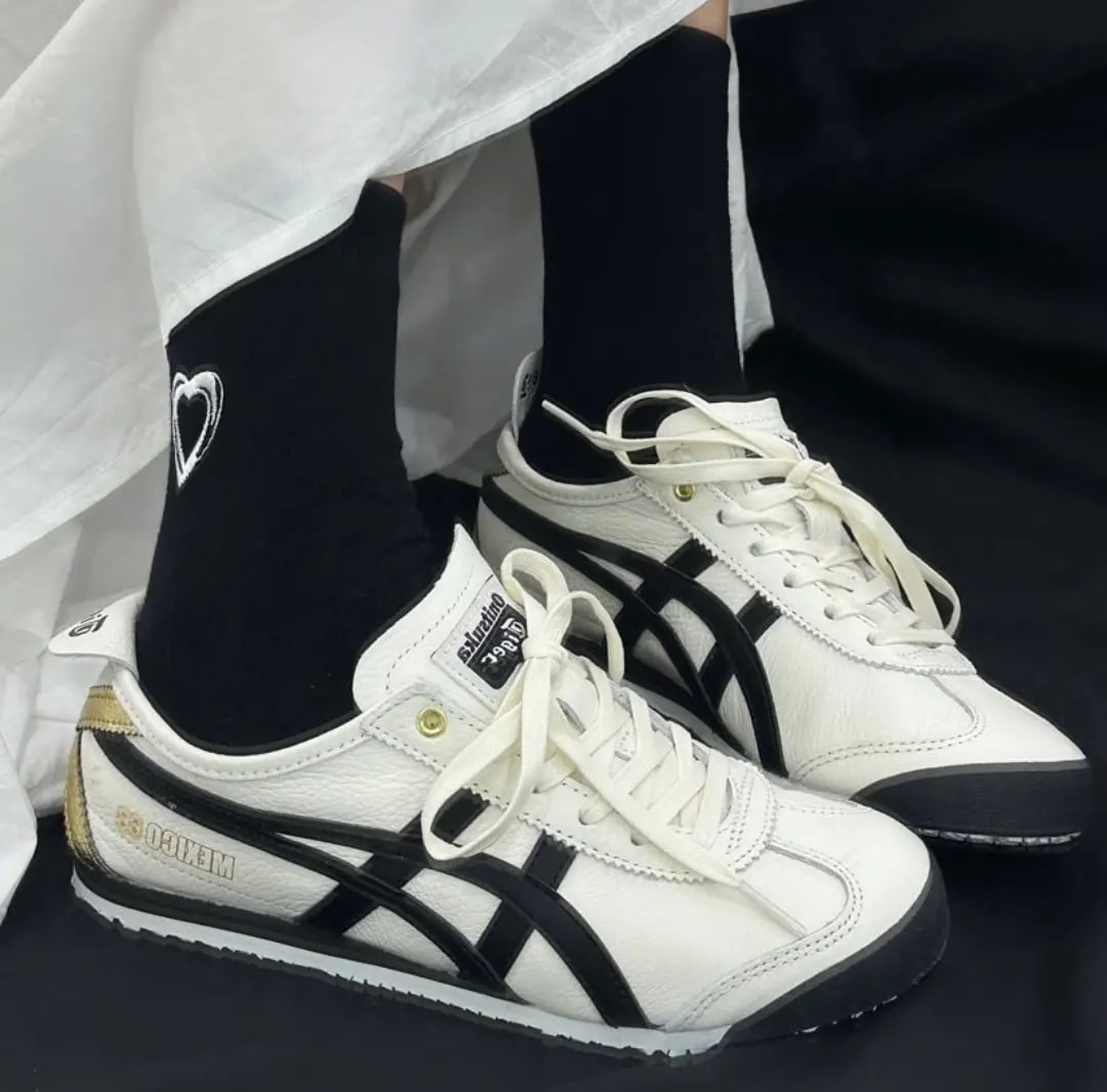 Giày Onitsuka Tiger Mexico 66 'Cream Black' 1183B493-100 — ảnh 5