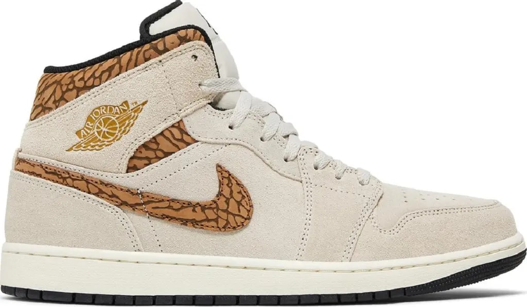 Giày Nike Air Jordan 1 Mid SE 'Brown Elephant' DZ4129-102 — kich-thuoc: 40