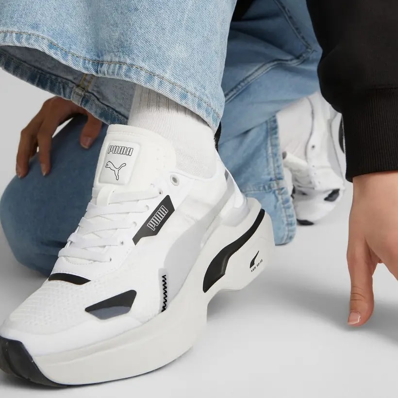 Giày Puma Kosmo Rider 'White Grey' 383113-06 — ảnh 3