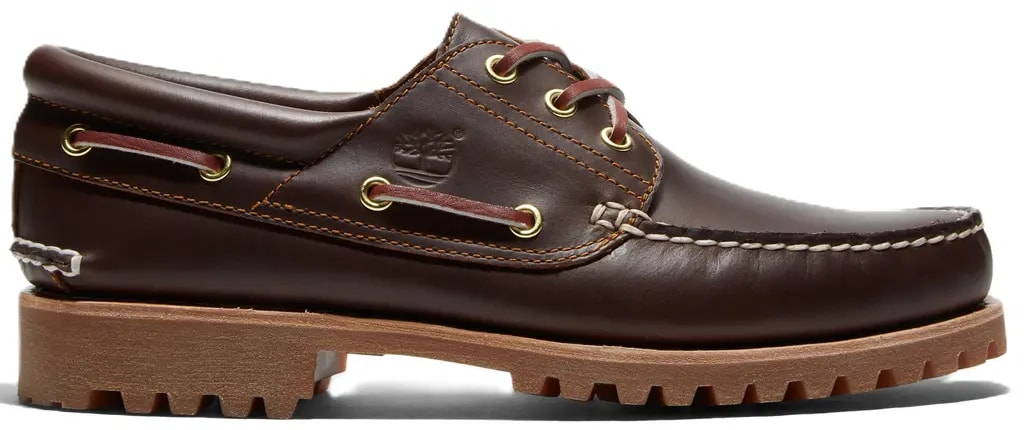 Giày Timberland 3-Eye Lug Handsewn Boat 'Brown' 30003214 — kich-thuoc: 40