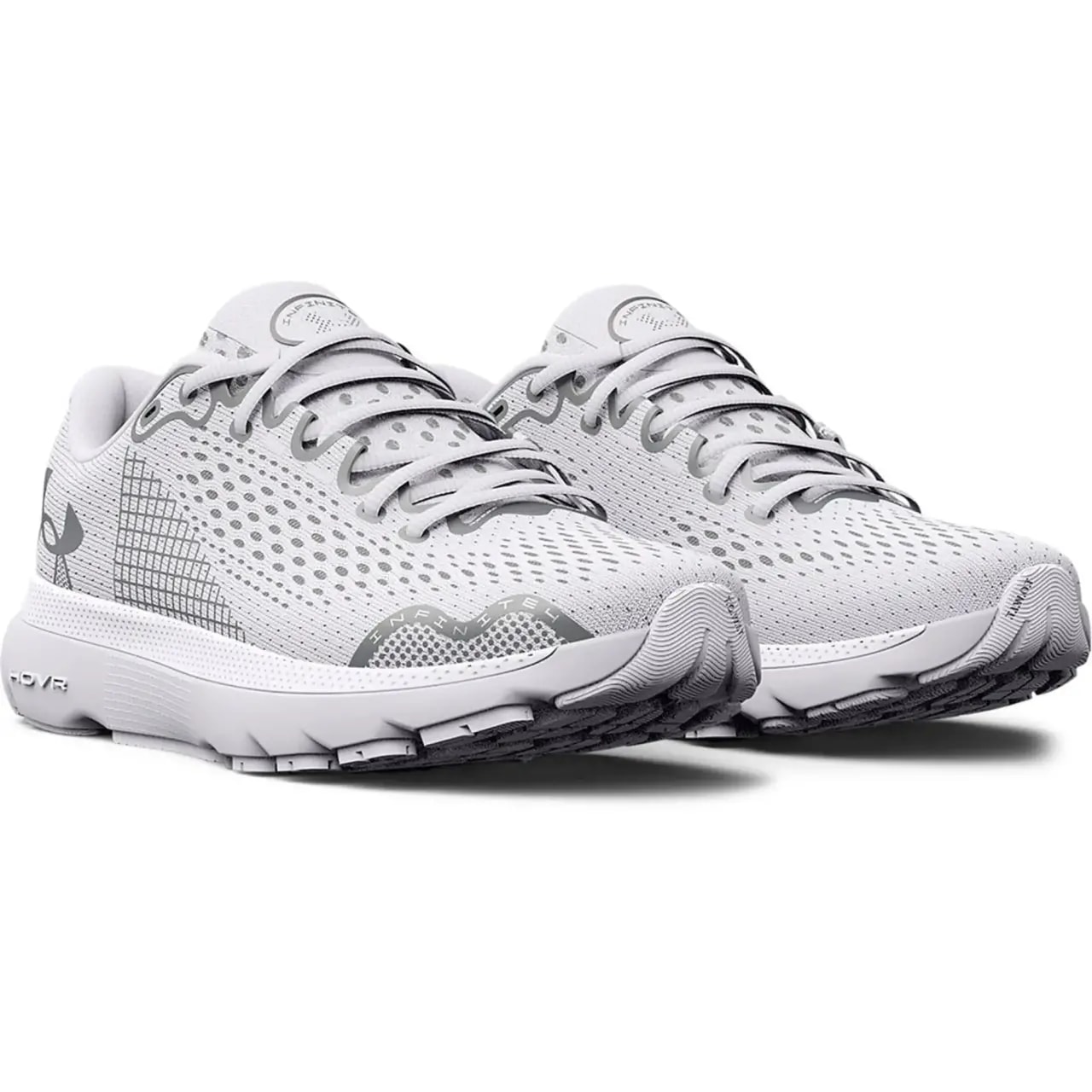 Giày Under Armour HOVR Infinite 4 'White Grey' 3024905-100 — ảnh 2