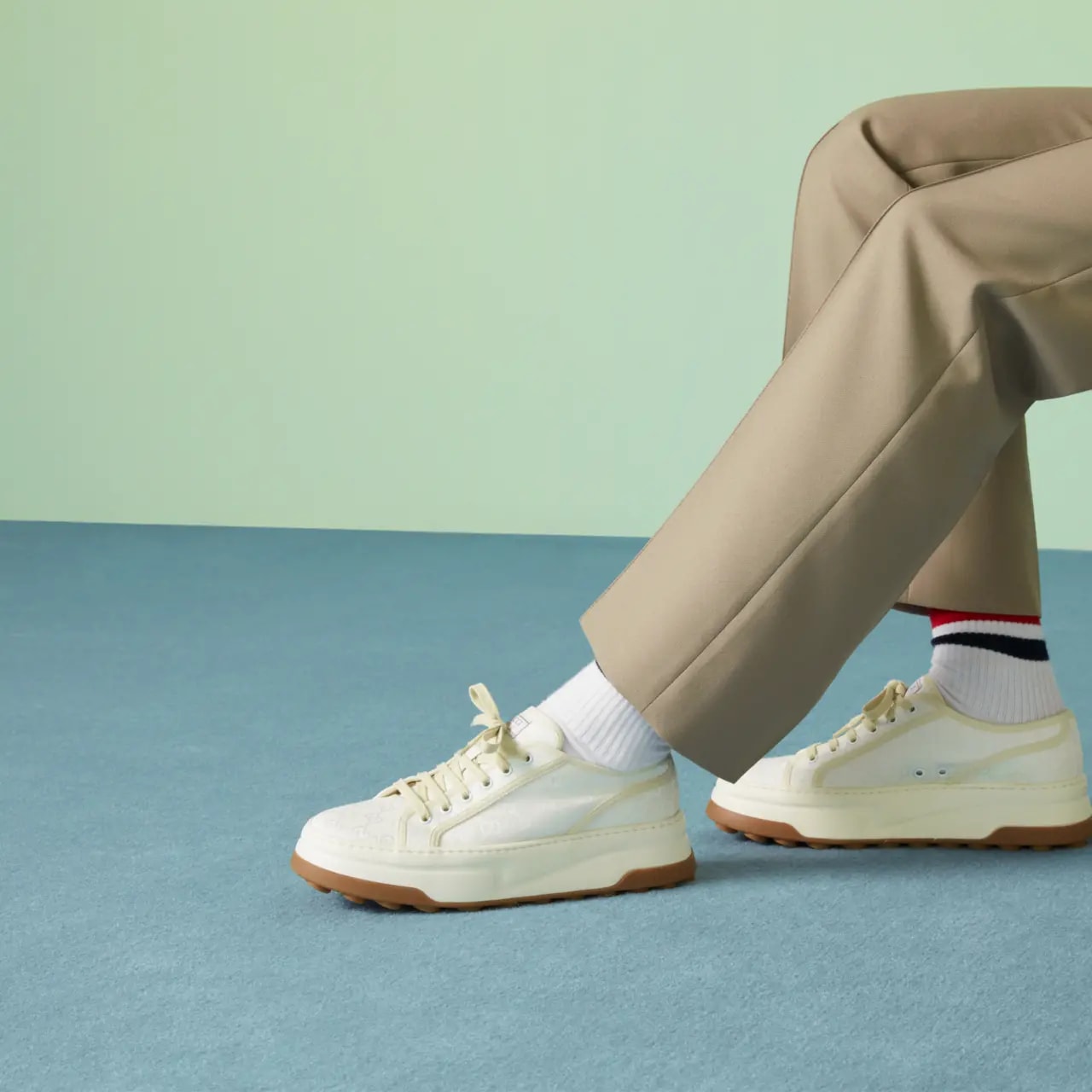 Giày Gucci GG Trainer 'White' 745998-20Q20-9044 — ảnh 2