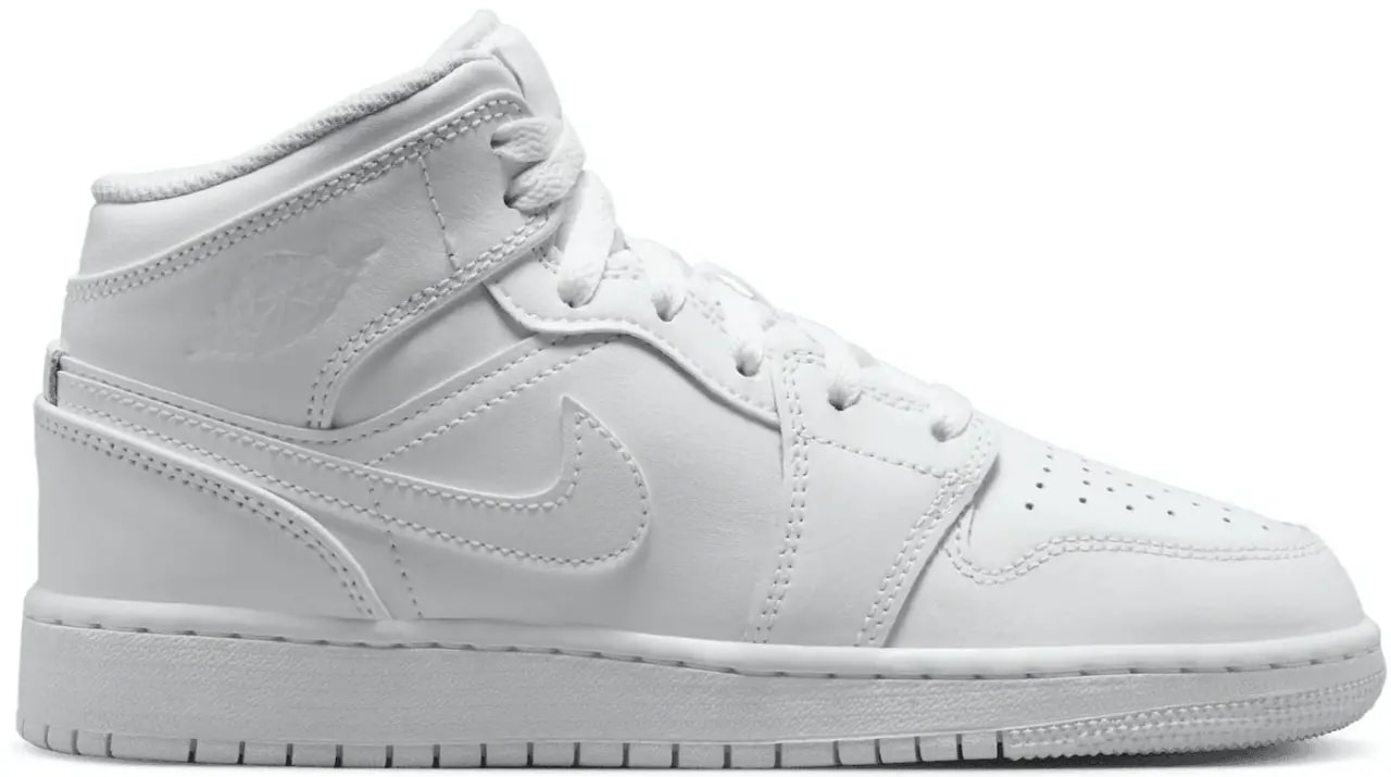 Giày Nike Jordan 1 Mid 'Triple White' 554725-136 — kich-thuoc: 36