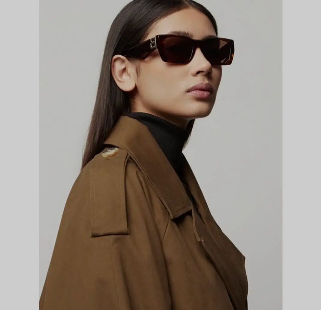 Kính Burberry Rectangular Sunglasses 'Brown' BE4336-392073 — ảnh 2