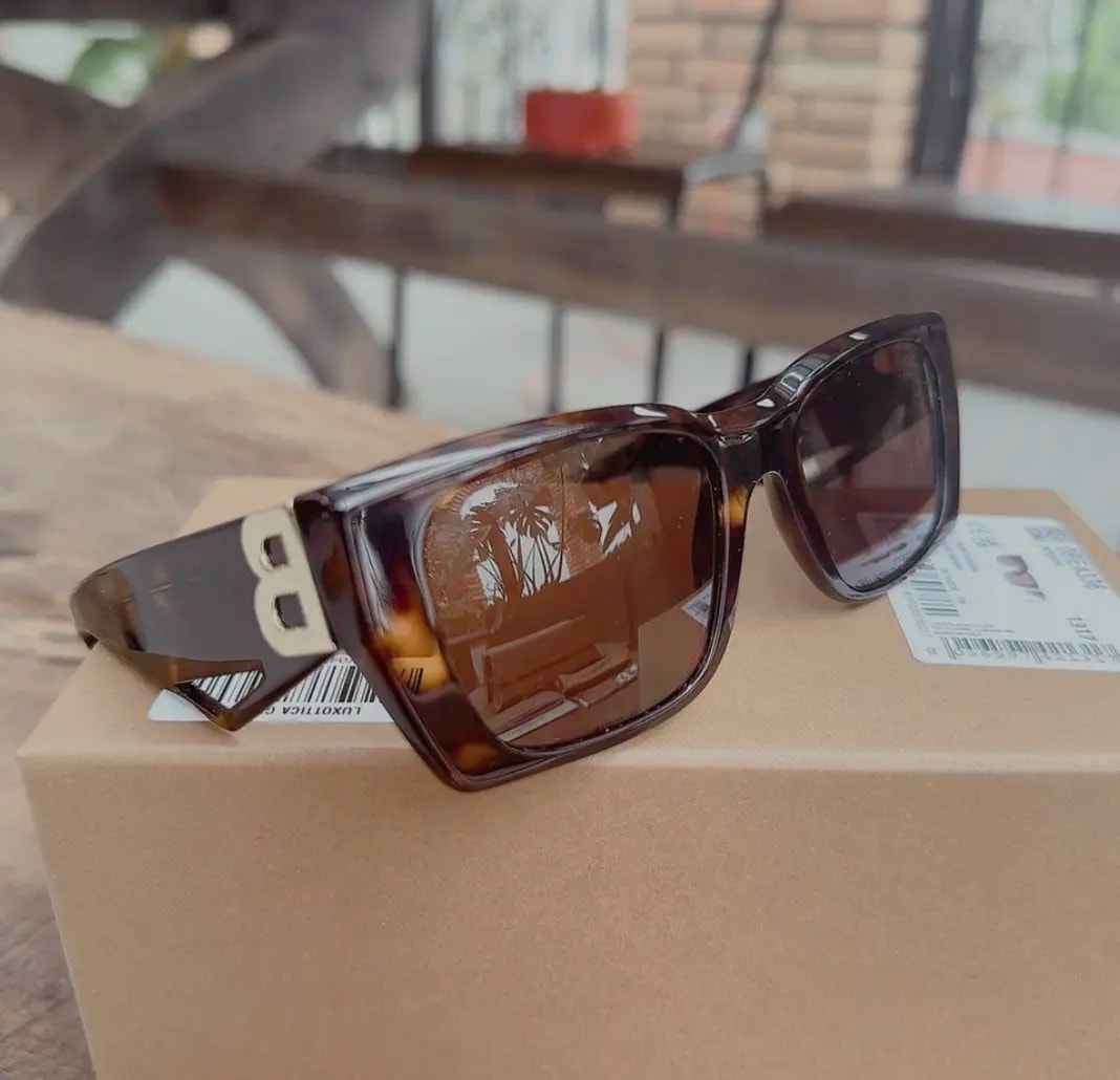 Kính Burberry Rectangular Sunglasses 'Brown' BE4336-392073 — ảnh 4