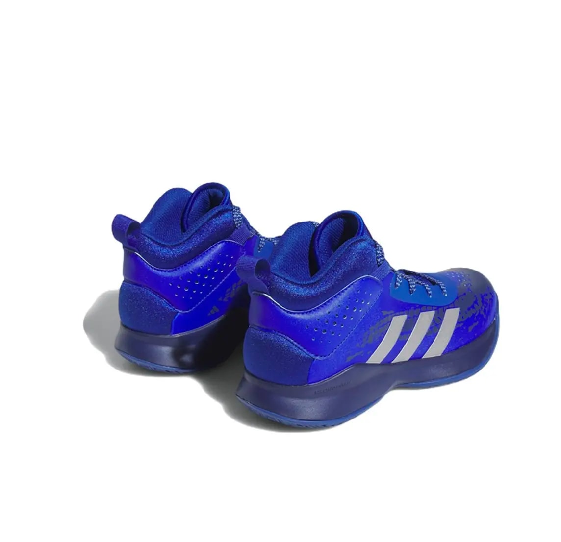 Giày Adidas Cross 'Em Up 5 Wide J 'Royal Blue Silver' HQ8495 — ảnh 3