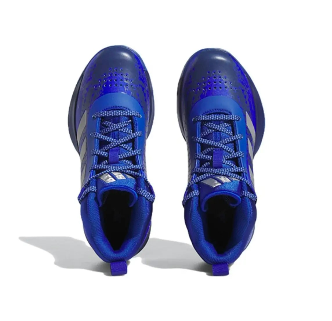 Giày Adidas Cross 'Em Up 5 Wide J 'Royal Blue Silver' HQ8495 — ảnh 4