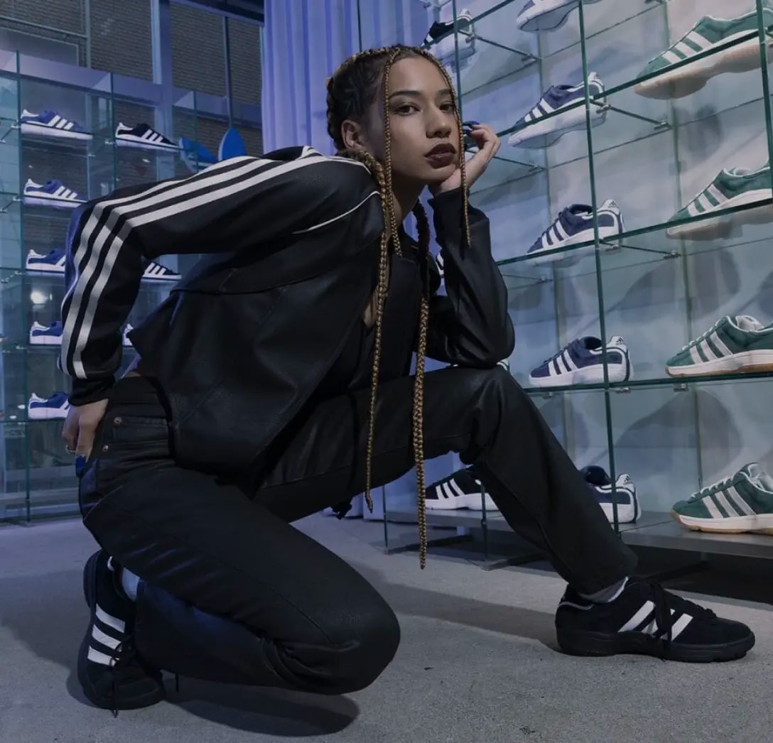 Giày Adidas Originals Campus Supreme 'Black White' IF5902 — ảnh 2