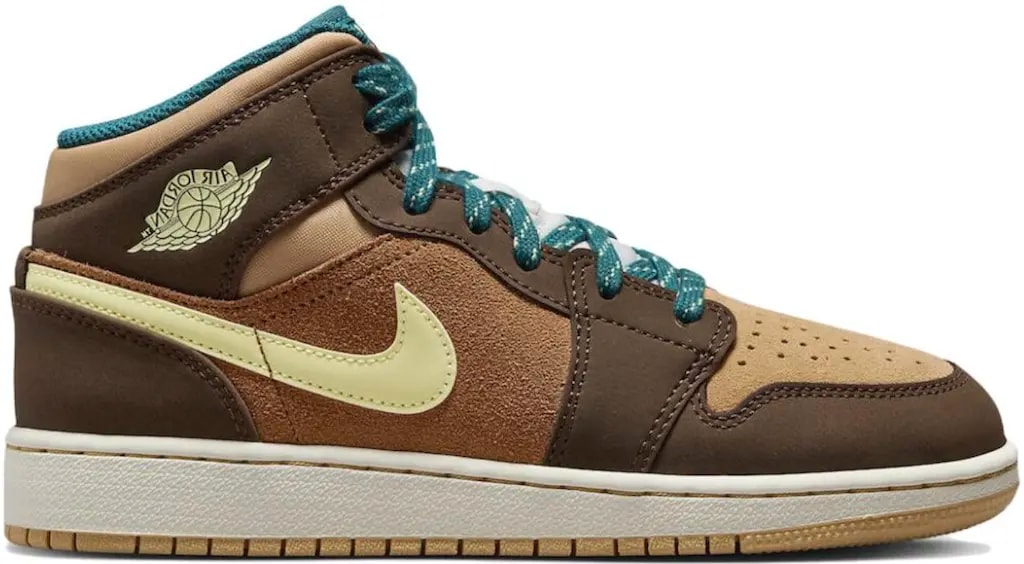 Giày Nike Air Jordan 1 Mid SE 'Cacao Wow' DZ6335-200 — kich-thuoc: 36