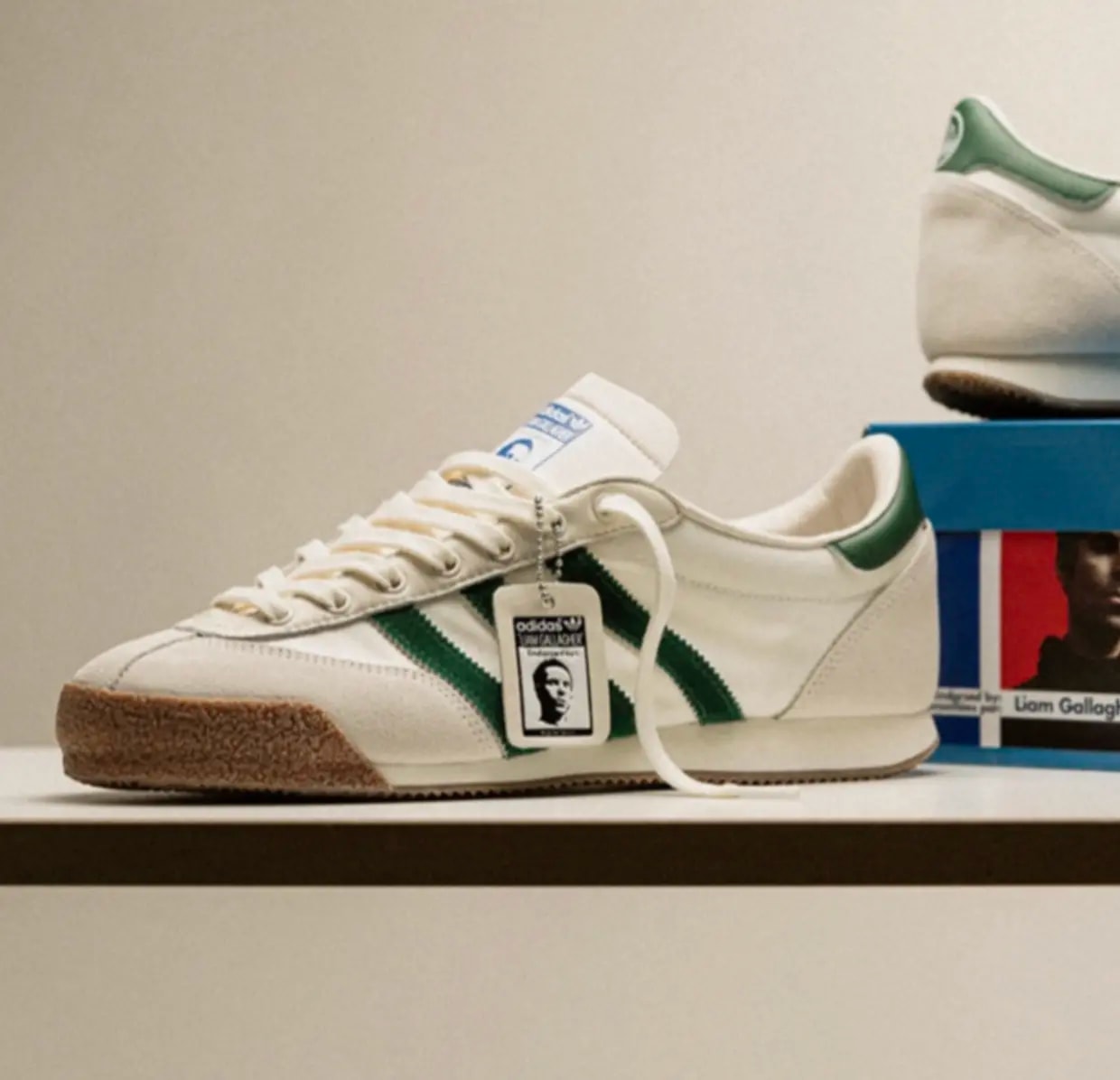 Giày Adidas Liam Gallagher x LG2 SPZL 'Bottle Green' IF8358 — ảnh 3