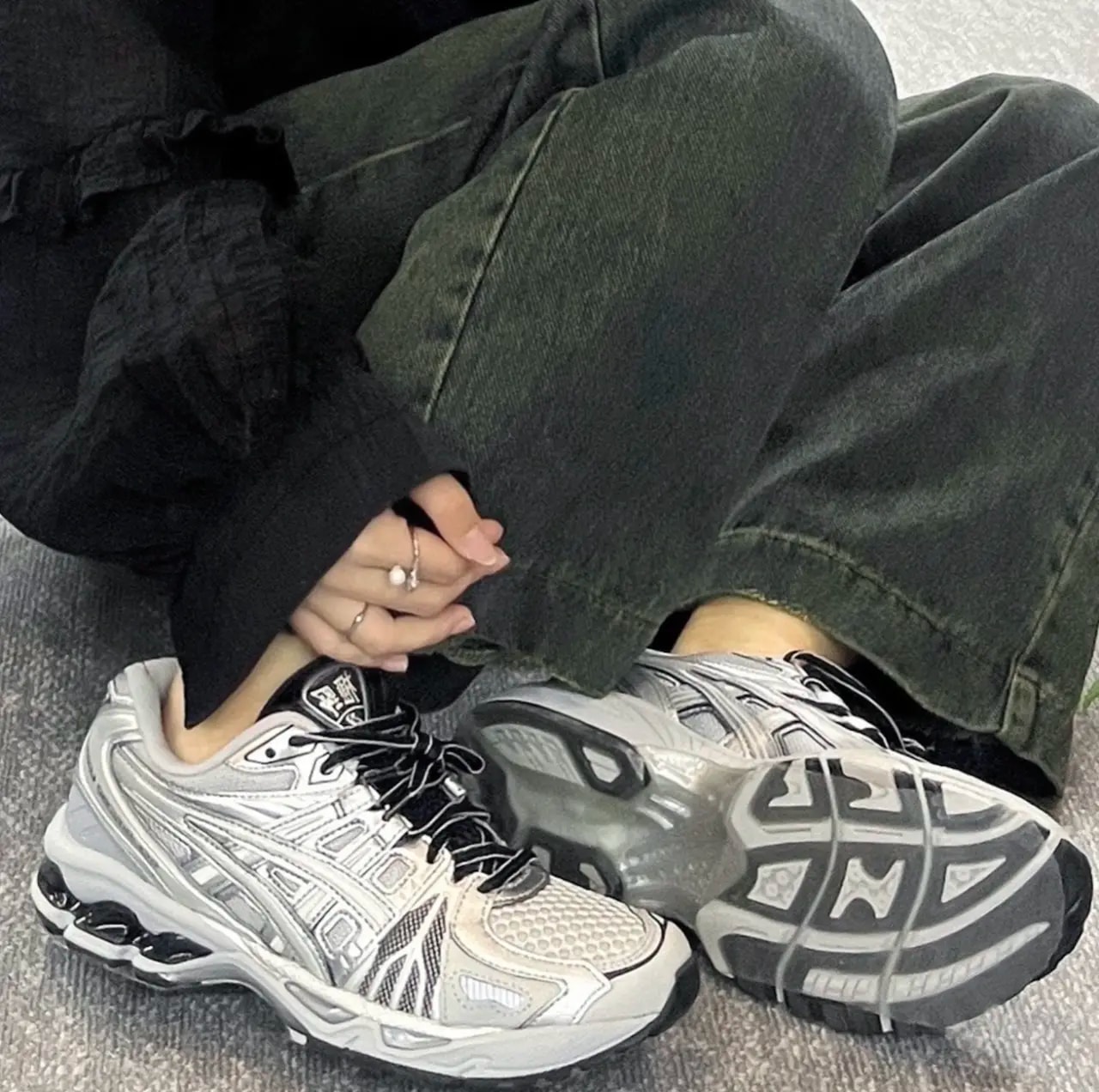Giày Asics Gel Kayano Legacy 'Pure Silver' 1203A325-020 — ảnh 2