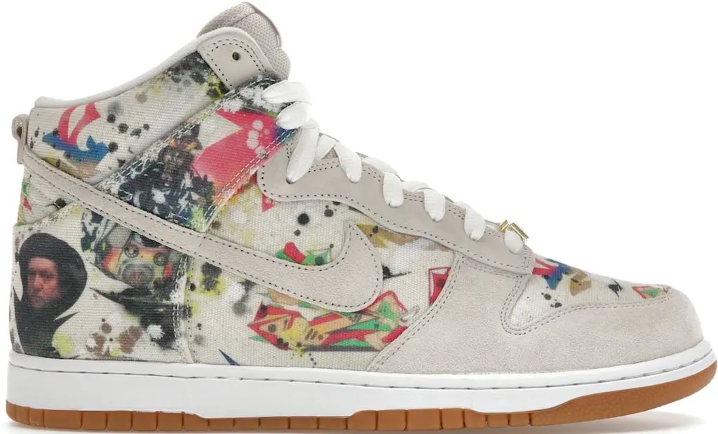 Giày Nike Supreme x Dunk High SB 'Rammellzee' FD8779-100 — kich-thuoc: 41