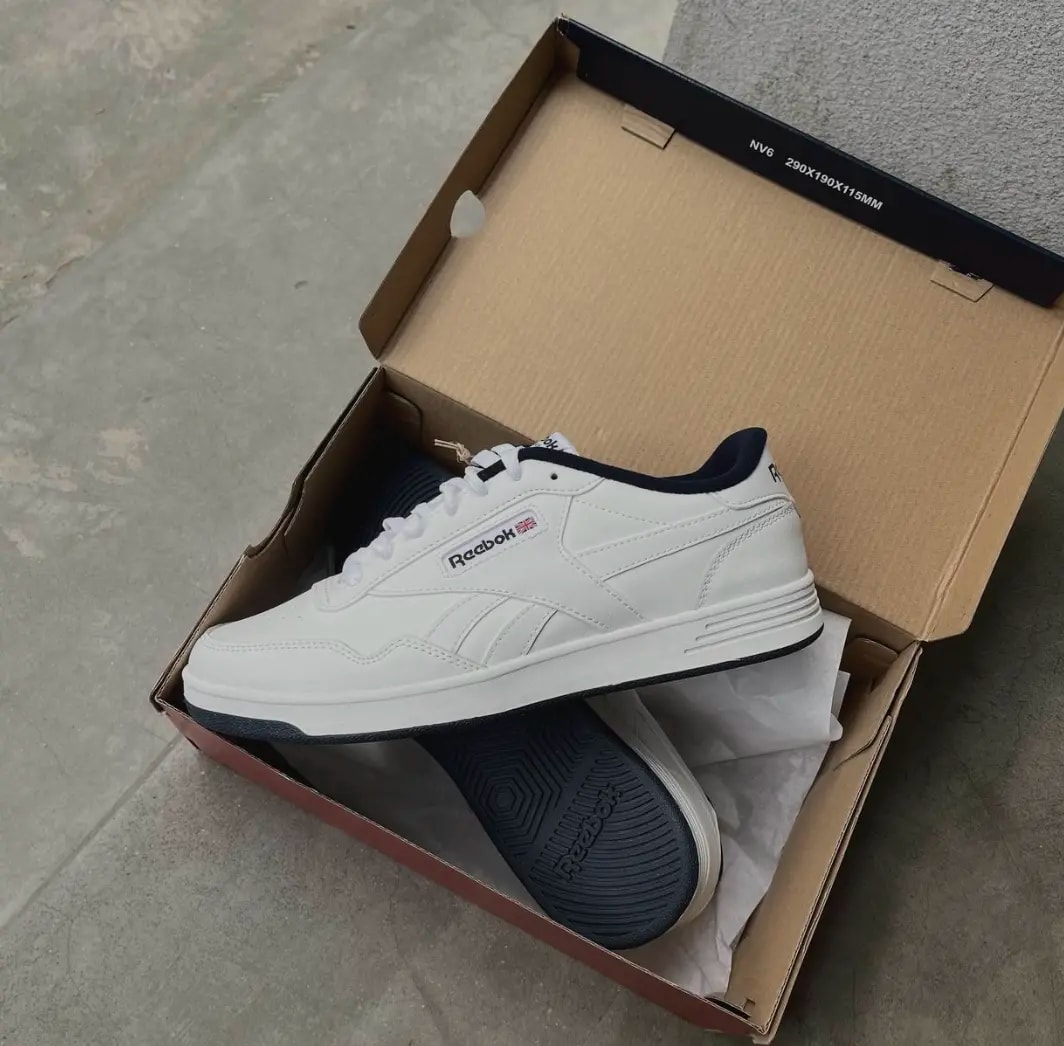Giày Reebok Club MEMT 'White Collegiate Navy' FW8206 — ảnh 4