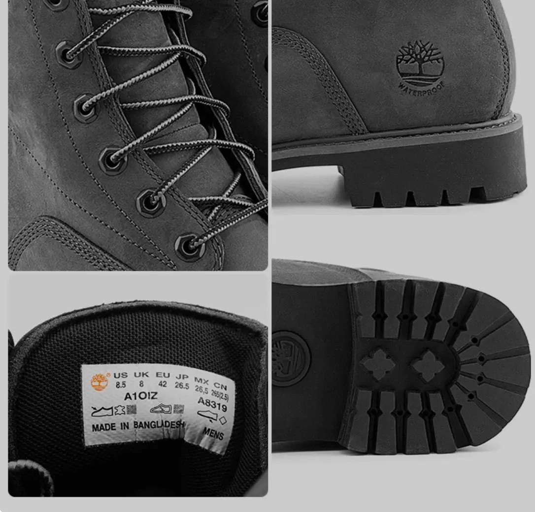 Giày Timberland 6-Inch Alburn Boot 'Grey' A1OIZ — ảnh 3