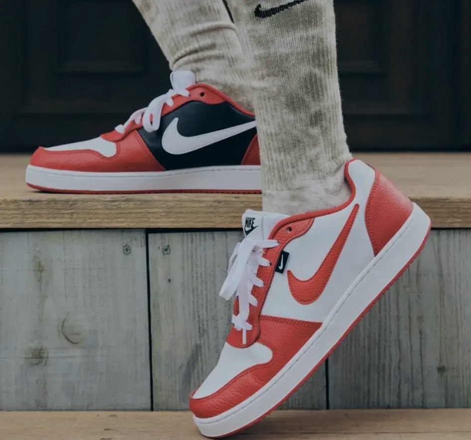 Giày Nike Ebernon Premium 'White University Red' AQ1774-101 — ảnh 2