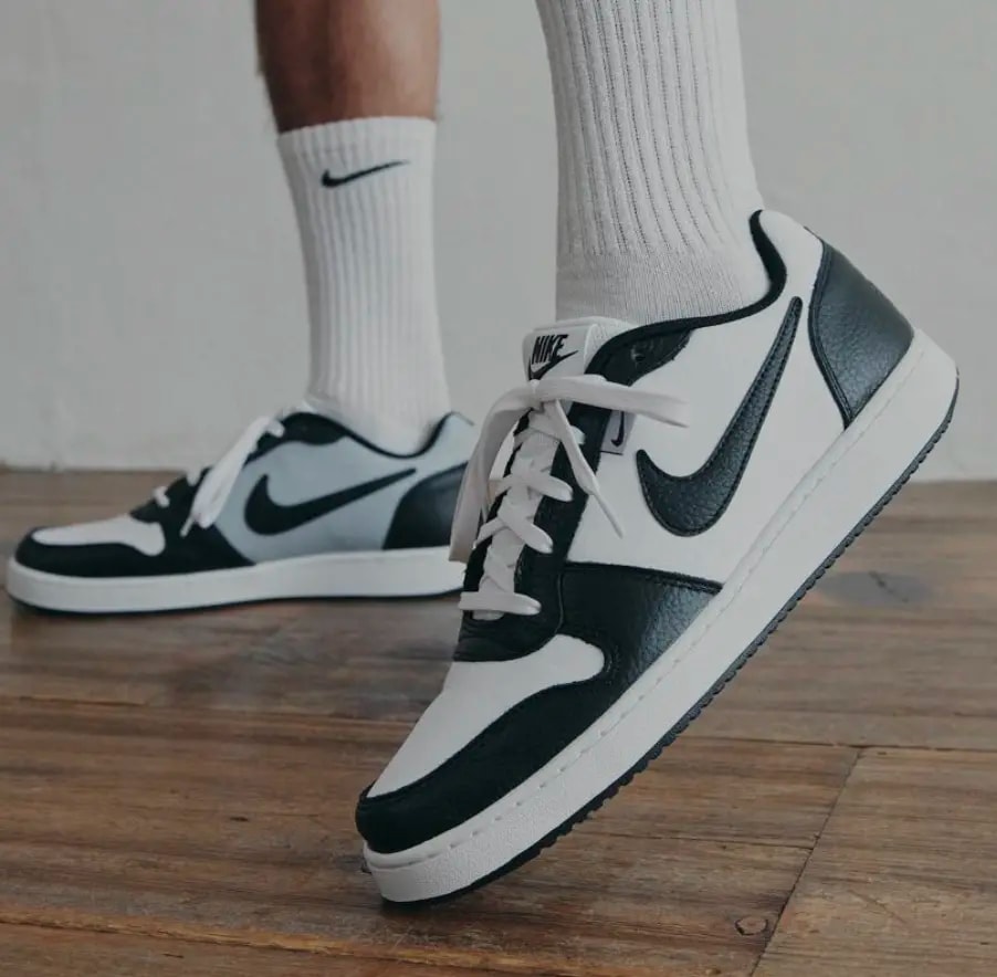 Giày Nike Ebernon Low Premium 'White Black' AQ1774-102 — ảnh 3
