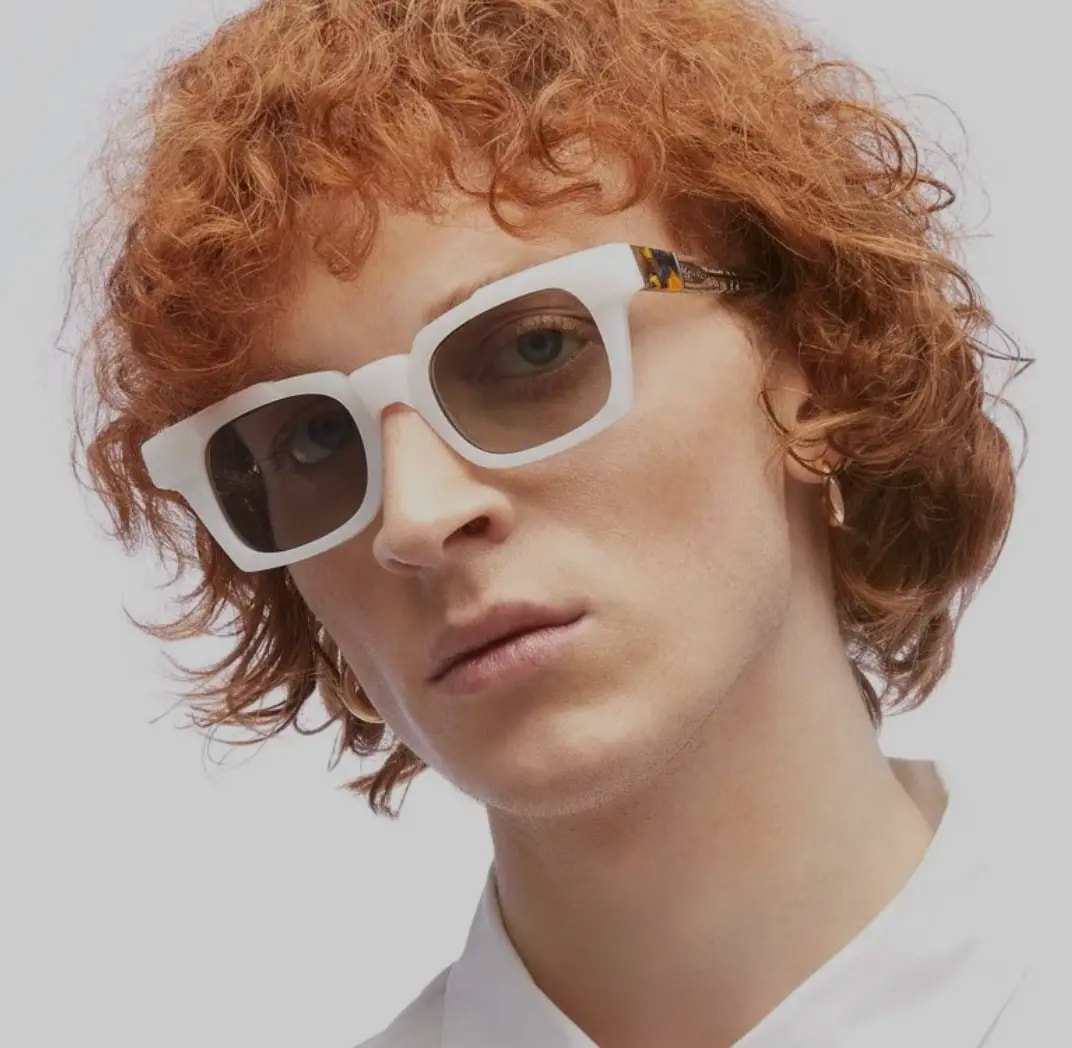 Kính Kuboraum S3 Sunglasses 'White' — ảnh 4