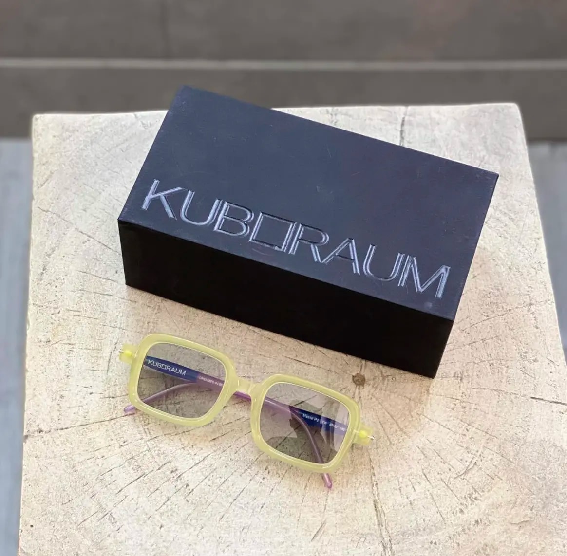 Kính Kuboraum P2 Sunglasses 'Yellow' — ảnh 3