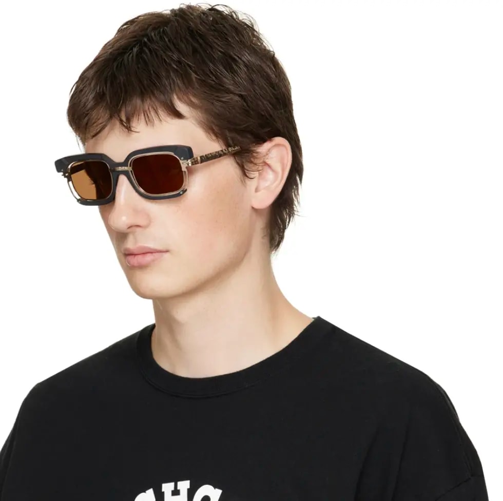 Kính Kuboraum H91 Sunglasses 'Black Matte Rose Gold' — ảnh 2