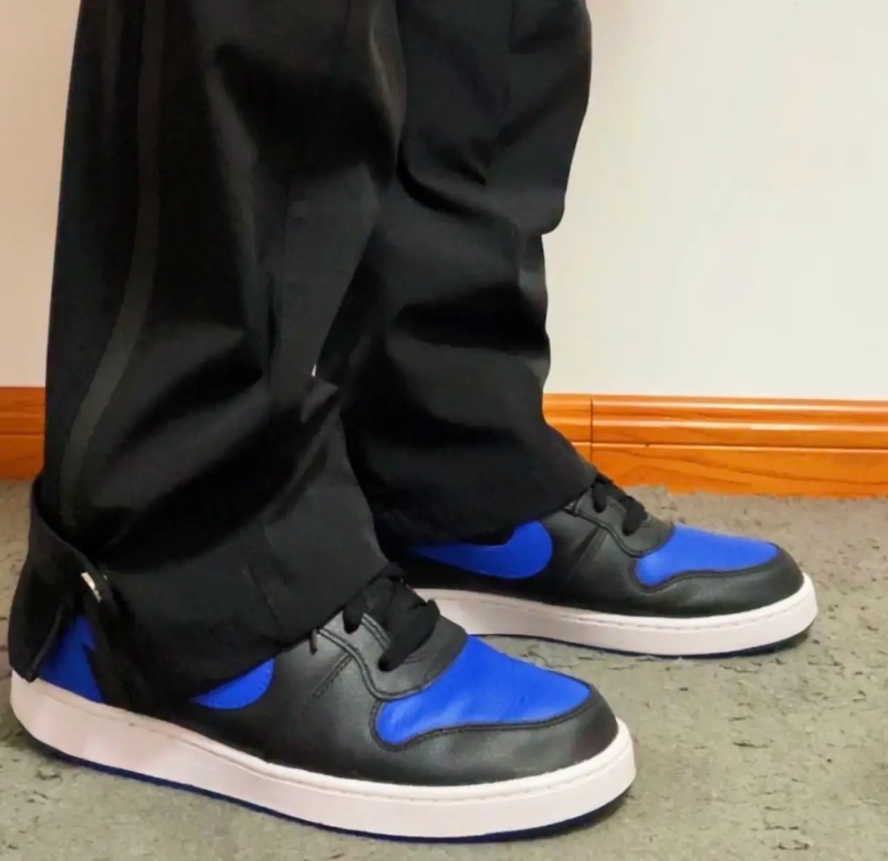 Giày Nike Ebernon Mid 'Black Game Royal' AQ1773-001 — ảnh 5