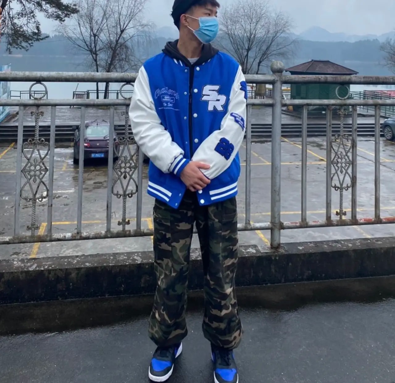 Giày Nike Ebernon Mid 'Black Game Royal' AQ1773-001 — ảnh 2