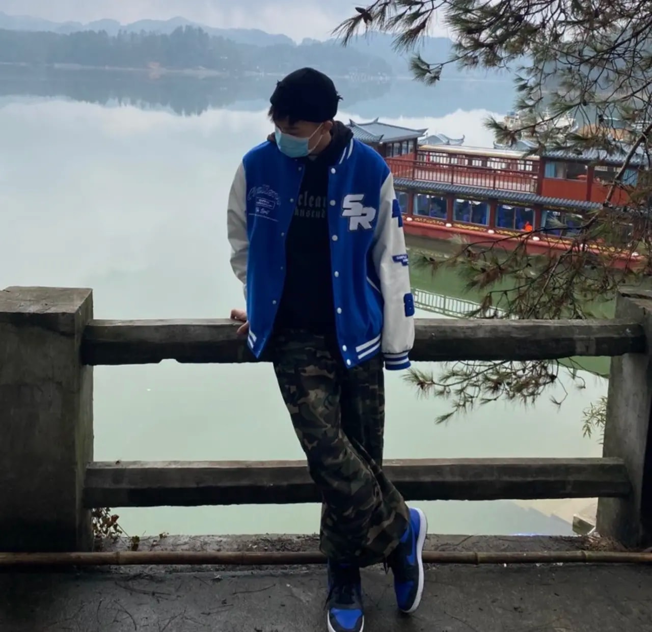 Giày Nike Ebernon Mid 'Black Game Royal' AQ1773-001 — ảnh 3