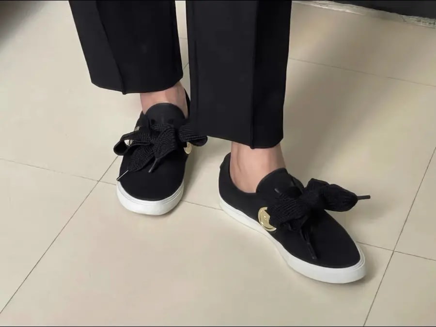 Giày Adidas Sleek Low 'Black Gold Metallic' FV0741 — ảnh 3