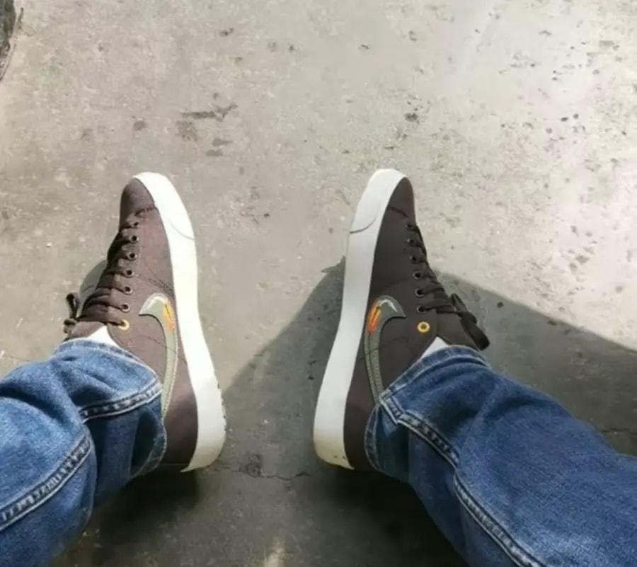 Giày Nike SB Blazer Court x DVD Linden 'Brown' CZ5605-200 — ảnh 3