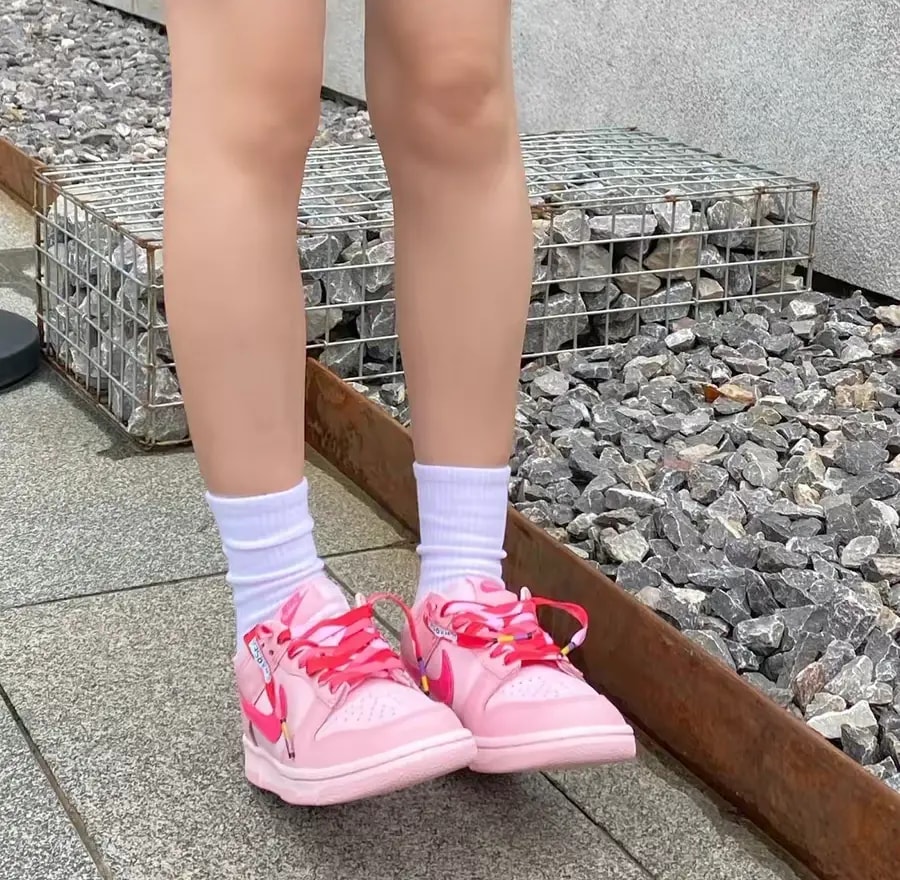 Giày Nike Dunk Low GS 'Triple Pink' DH9765-600 — ảnh 5