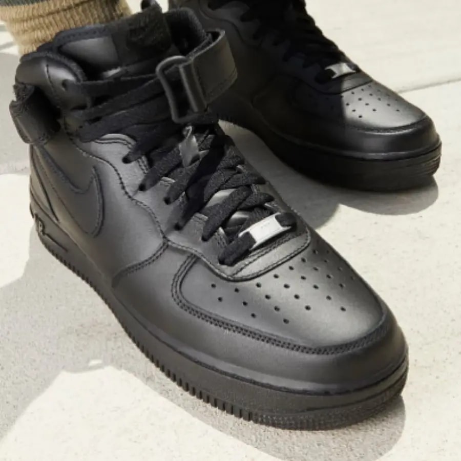 Giày Nike Air Force 1 Mid '07 'Triple Black' CW2289-001 — ảnh 3