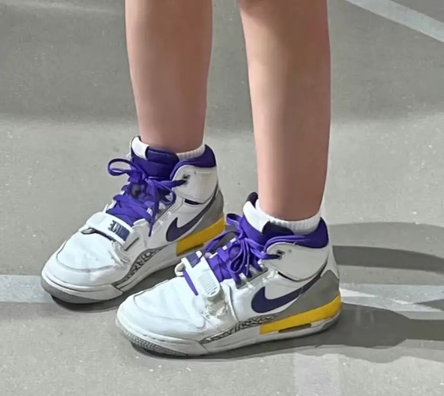 Giày Nike Air Jordan Legacy 312 'Purple Yellow' AT4040-157 — ảnh 2