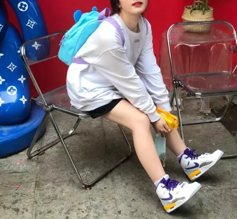 Giày Nike Air Jordan Legacy 312 'Purple Yellow' AT4040-157 — ảnh 3